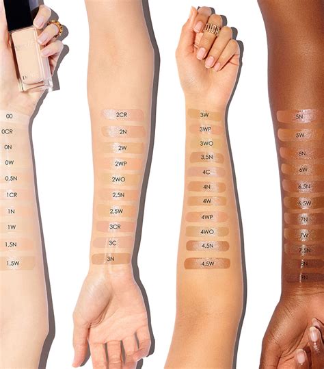 dior forever skin glow douglas|dior forever foundation color chart.